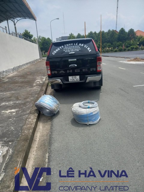 Lê Hà Vina, Cáp thép bọc 8 L6, Cáp thép, Thép cacbon, Cáp thép bọc, Công ty Lê Hà Vina, Bàn giao cáp thép bọc 8 L6