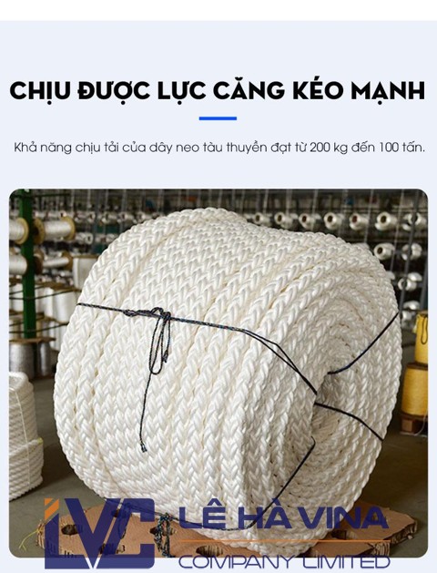 Dây buộc tàu polypropylene, dây buộc tàu PP, dây buộc tàu, Dây buộc polypropylene, dây thừng, Dây PP, Dây buộc PP